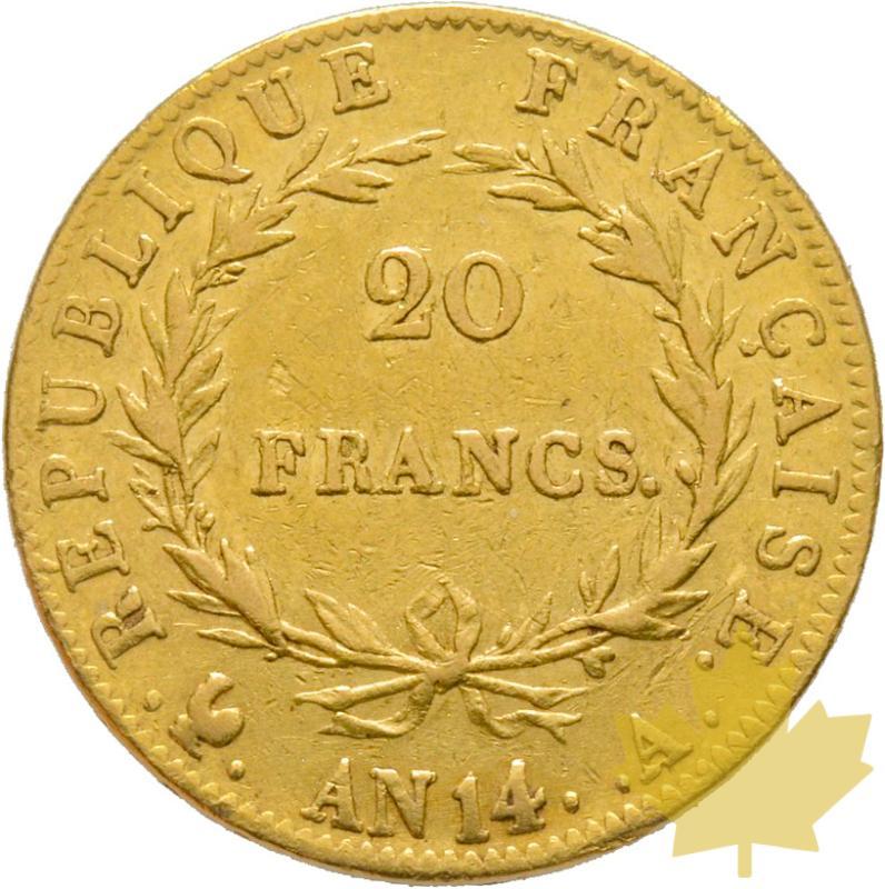 FRANCE-AN 14A-20 FRANCS-PARIS-Napoleon 1er-TTB+ - 20200227122019_20r-AN14A-20FRANCS-Empereur.jpg