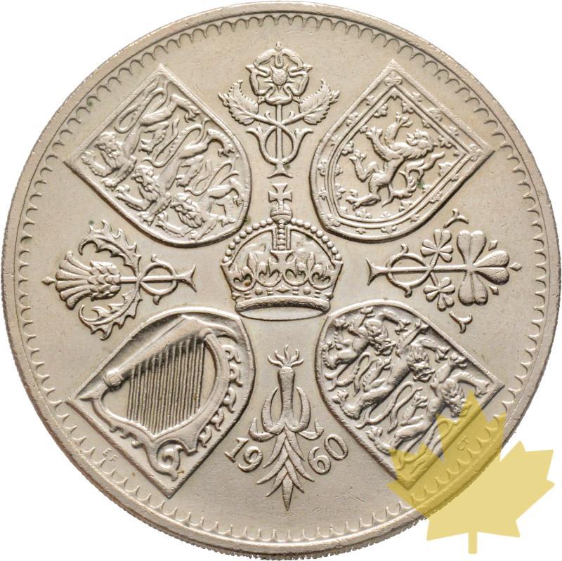 GRANDE-BRETAGNE-1960-5 Shillings-Elizabeth II-FDC - 20200227165202_UK-5shillings-1960-2.jpg