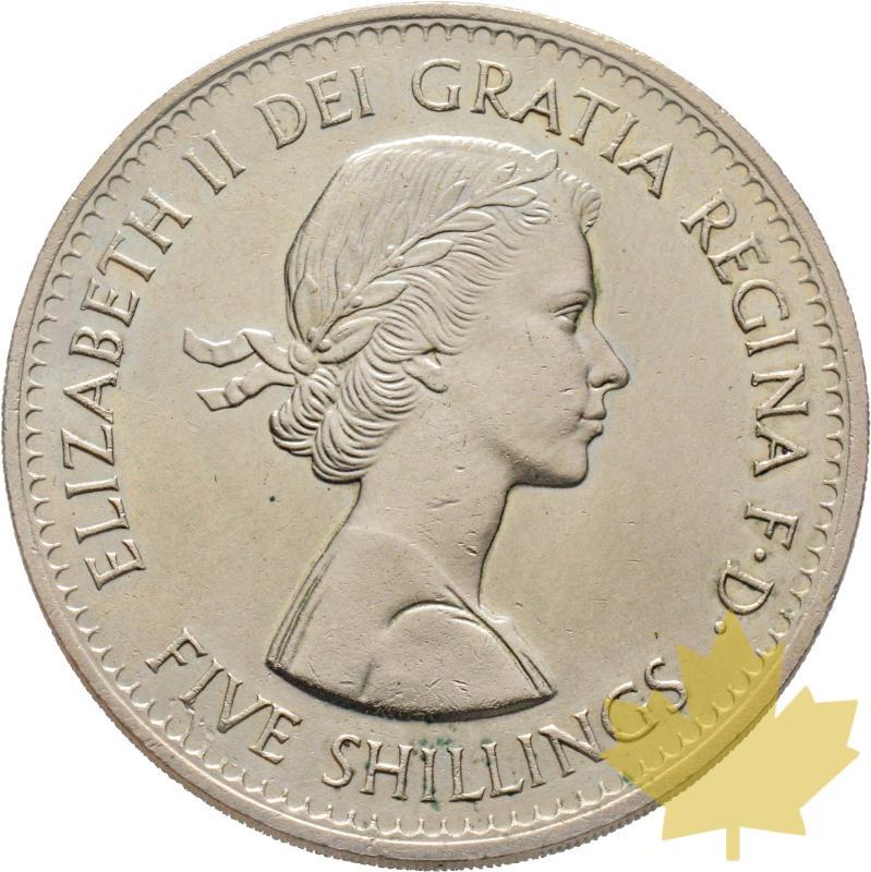 GRANDE-BRETAGNE-1960-5 Shillings-Elizabeth II-FDC - 20200227165202_UK-5shillings-1960.jpg