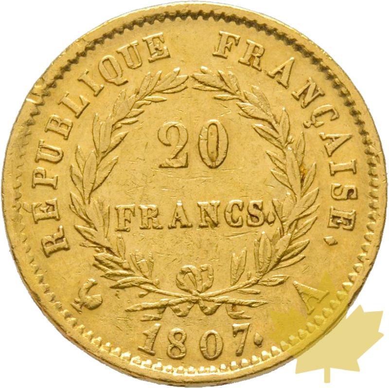 FRANCE-1807A-20 FRANCS-PARIS-Napoleon 1er-TTB+ - 20200302125745_39r-1807A-20FRs-Napoleon.jpg