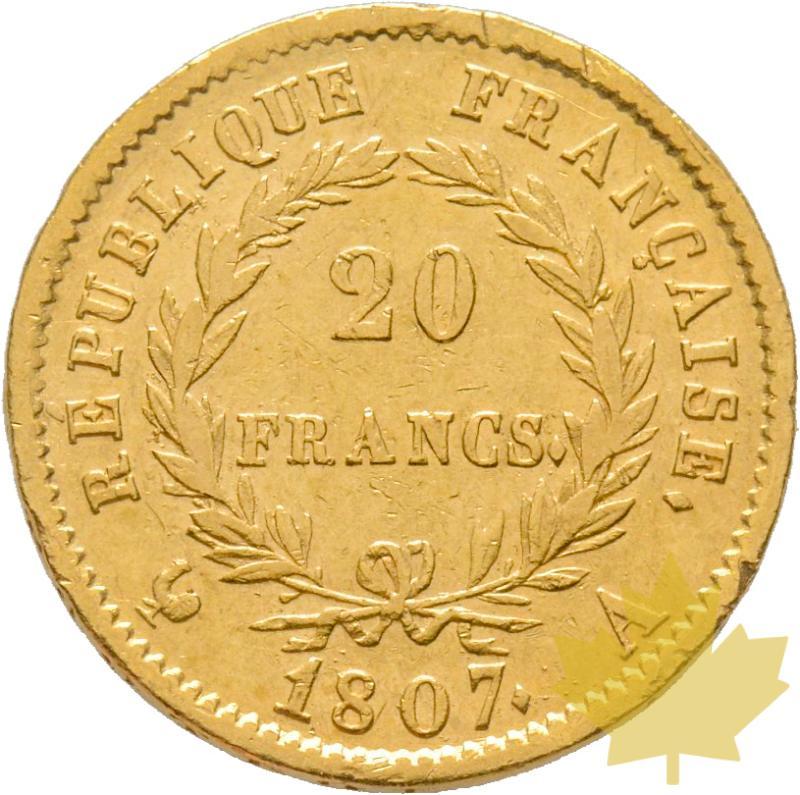 FRANCE-1807A-20 FRANCS-PARIS-Napoleon 1er-TB-TTB - 20200302130021_40r-1807A-20FRs-Napoleon.jpg