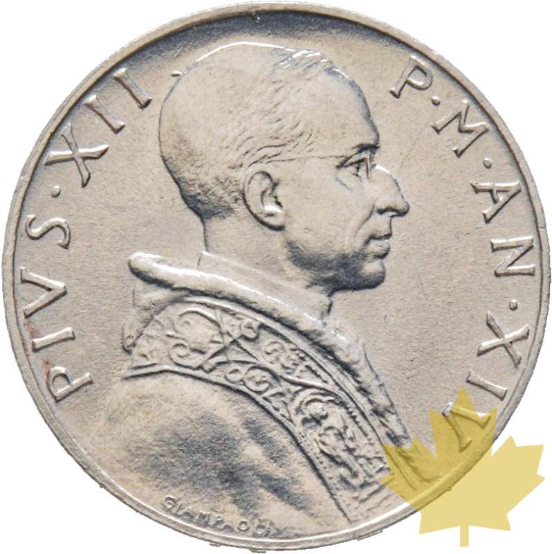 VATICAN-1952-5 LIRE-Pie XII-FDC - 20200302174313_CITTA-VATICANO-5-LIRE-1952-1.jpg