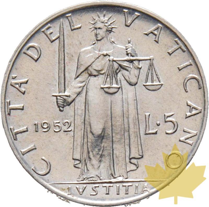 VATICAN-1952-5 LIRE-Pie XII-FDC - 20200302174313_CITTA-VATICANO-5-LIRE-1952.jpg