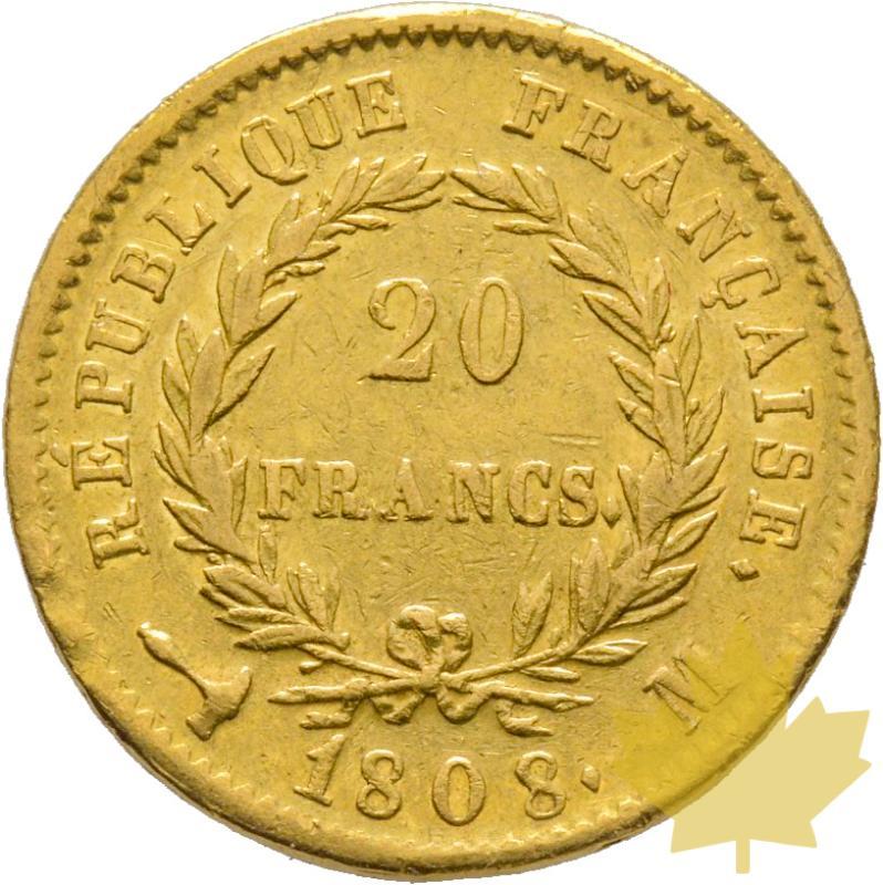 FRANCE-1808M-20 FRANCS-TOULOUSE-Napoleon 1er-TTB+ - 20200303181536_46r-1808M-20FRANCS-Napoleon.jpg