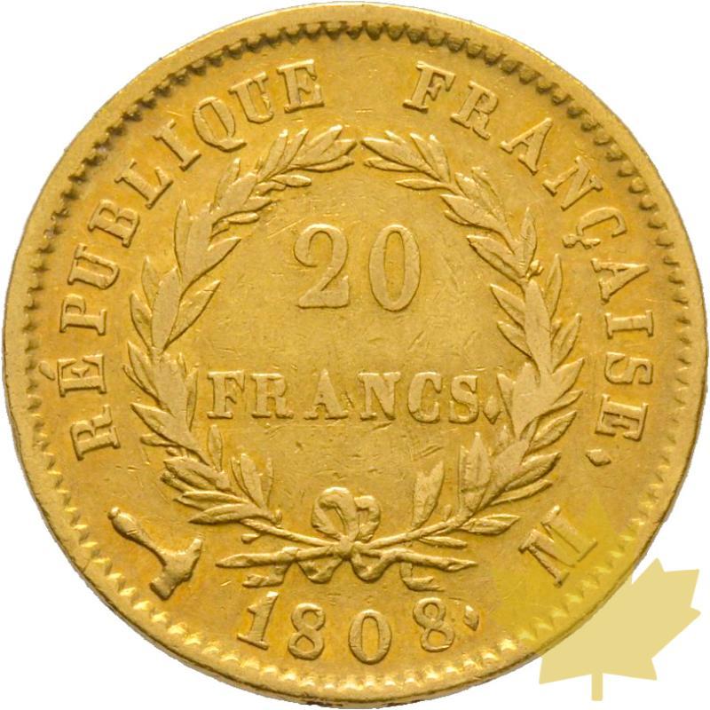 FRANCE-1808M-20 FRANCS-TOULOUSE-Napoleon 1er-CORNE-TTB - 20200303182823_48r-1808M-20FRANCS-Napoleon.jpg