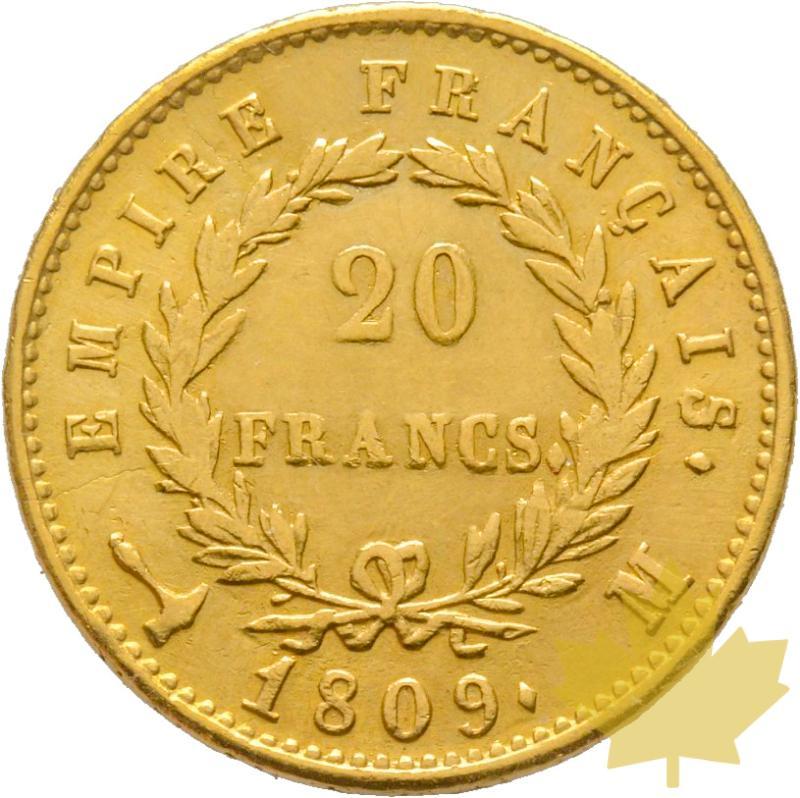FRANCE-1809M-20 FRANCS-TOULOUSE-Napoleon 1er-TTB-SUP - 20200303194254_54r-1809M-20FRANCS-Napoleon.jpg