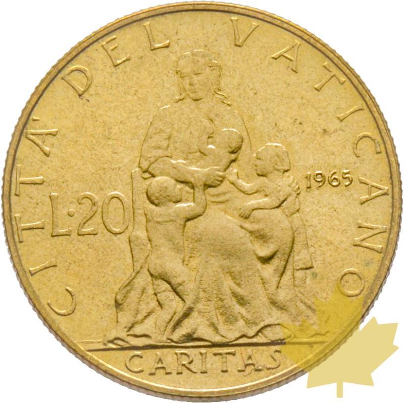 VATICAN-1965-20 LIRE-PAUL VI-FDC - 20200305112625_VATICANO-20-LIRE-1965-1.jpg
