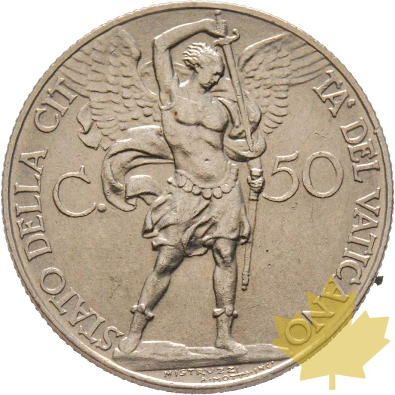 VATICAN-1932-50 CENTESIMI-PIE XI-FDC - 20200306102714_VATICANO-50-CENTESIMI-1932-1.jpg