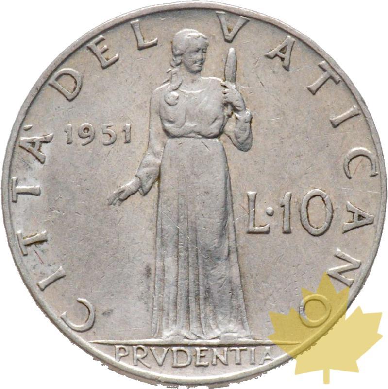 VATICAN-1951-10 LIRE-PIE XII-FDC - 20200306104907_VATICANO-10-LIRE-1951.jpg