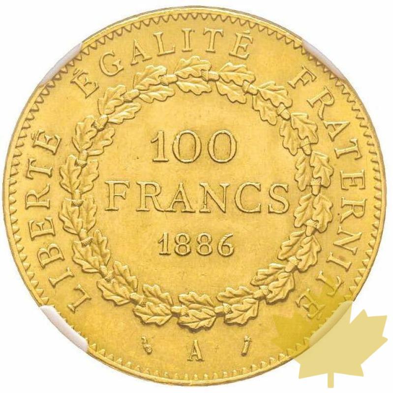 FRANCE-1886 A-100 FRANCS-III ème REPUBLIQUE-PCGS MS63+ - 20200507150218_100FRANCS-1886-MS63.jpg