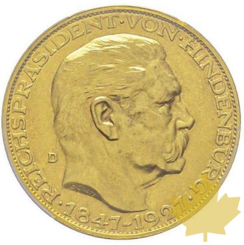 ALLEMAGNE-1927 D-Médaille au module 5 MARKS - PCGS SP62 - 20200511141332_germany-1927-5markscopia.jpg