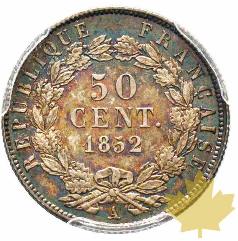 FRANCE-1852-50 CENTIMES-Napoléon III-PCGS MS67+ - 20200511141915_50CENTIMES-1852PARIS-1.jpg