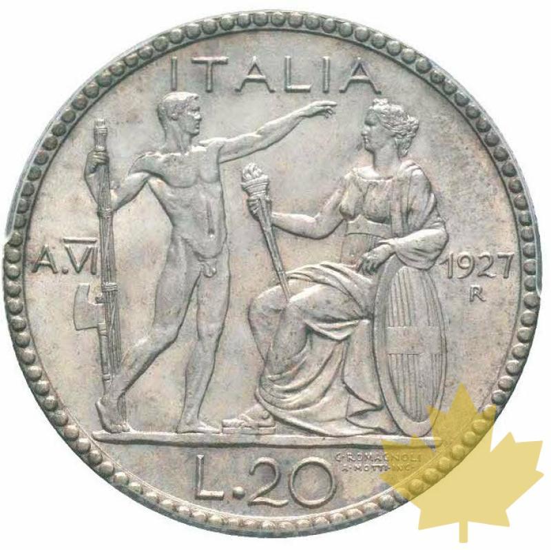 ITALIE-1927 R-20 LIRE-VITTORIO EMANUELE III-A. VI-PCGS MS66 - 20200514100311_20lire-1927-fdc.jpg