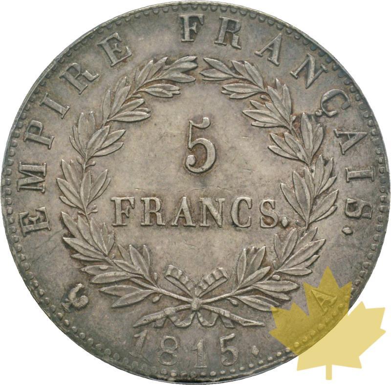 FRANCE-1815 A-5 FRANCS-Cent jours-20 mars-22 juin 1815-PCGS MS61 - 20200518150641_5FRANCS-CENTJOURS-2.jpg