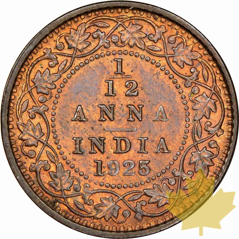 INDIA BRITANNICA-1925 C-1/12 ANNA-NGC MS64 BN - 20200609115931_india-anna-1925-2.jpeg