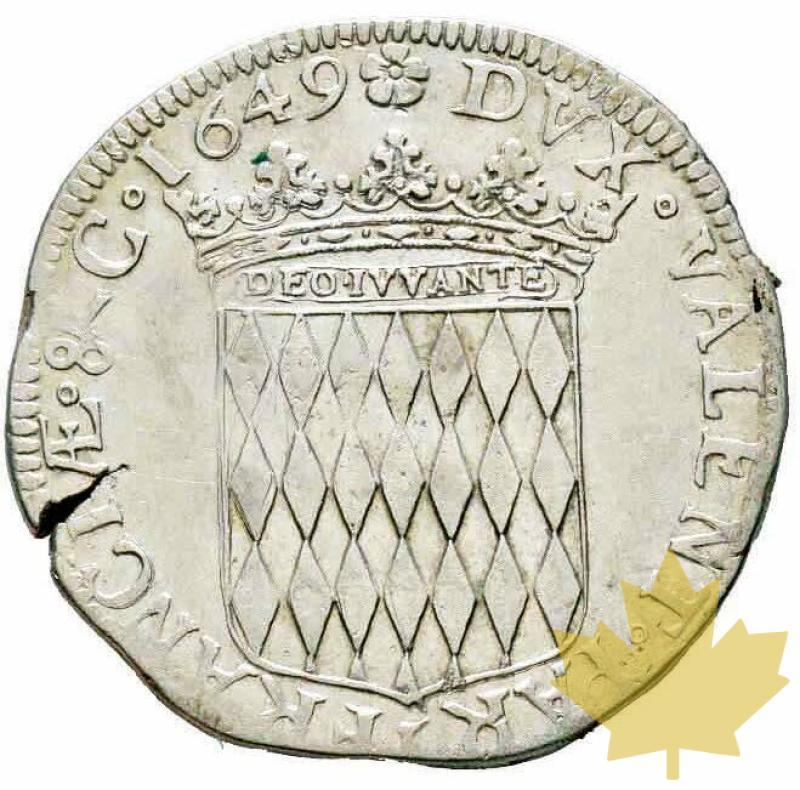 MONACO-1649-ECU 3 Livres ou 60 Sols-HONORE II-TTB - 20200616142635_ECU-MONACO-1649.jpg