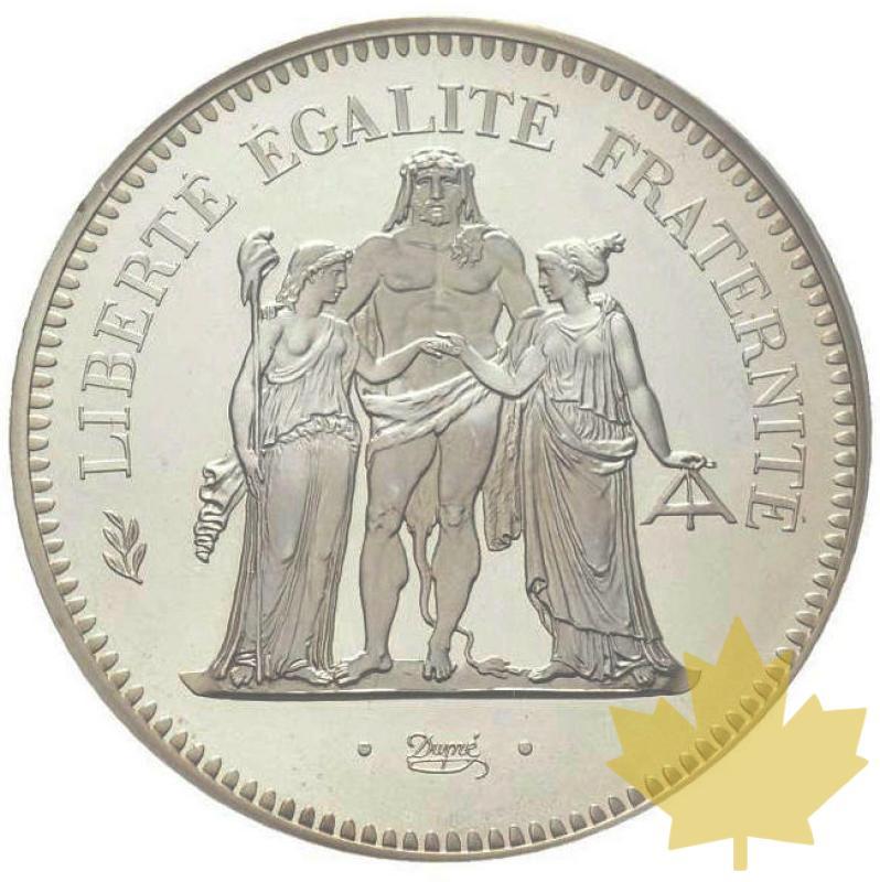 FRANCE-1977-50 FRANCS HERCULE PIEFORT ARGENT-PCGS SP65 - 20200624132251_50francspiefort1977.jpg
