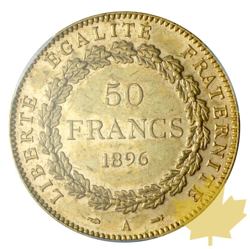 FRANCE-1896A-50 FRANCS-Terza Repubblica 1870-1940-PCGS AU55 - 20200701164423_50LIRE-1896-2.JPG