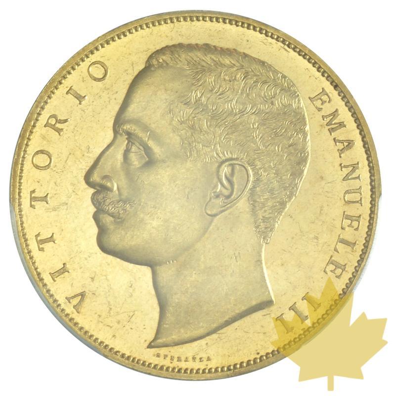 ITALIE-1903-100 LIRE-VITTORIO EMANUELE III-PCGS MS62 - 20200710115142_100lire1903-sabauda-1.JPG