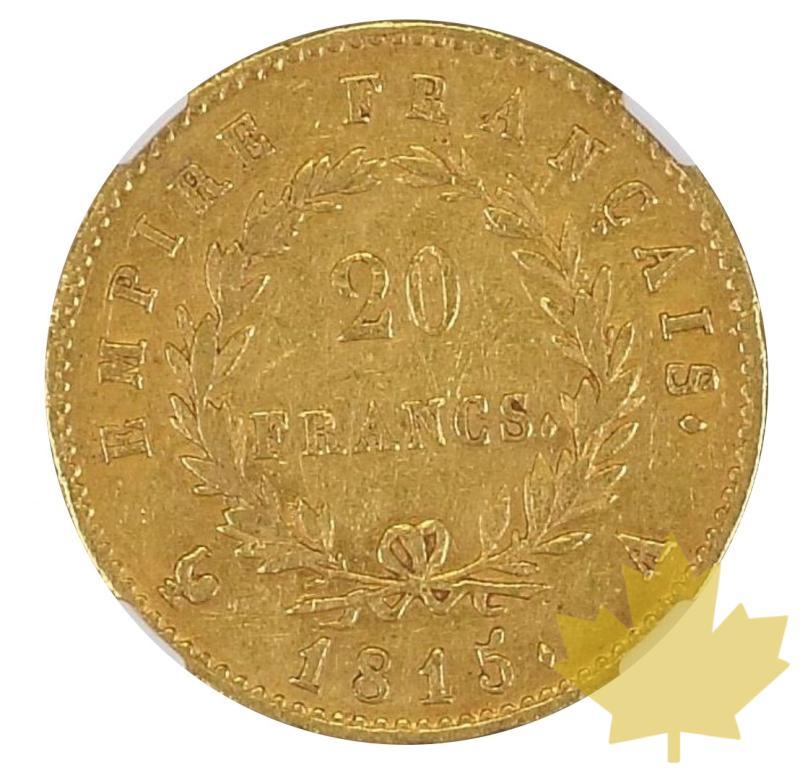 FRANCE-1815A-20 FRANCS-CENT JOURS-NGC AU50 - 20200826161327_20francs-1815parisau502.jpg
