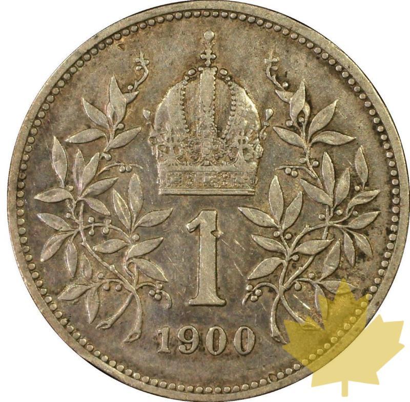 AUTRICHE-1900-1 CORONA-Franz Joseph I-PCGS XF45 - 20200905133906_austria-corona-1900.jpg