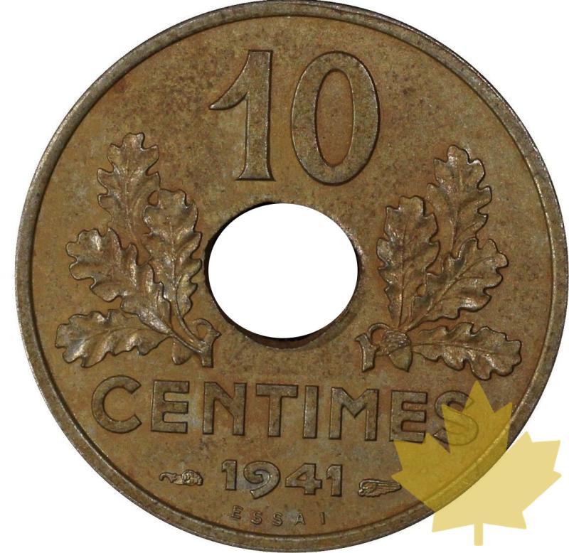 FRANCE-1941-10 CENTIMES ESSAI-Etat Français-PCGS SP62 - 20200906102756_10cent1941-essai2.jpg