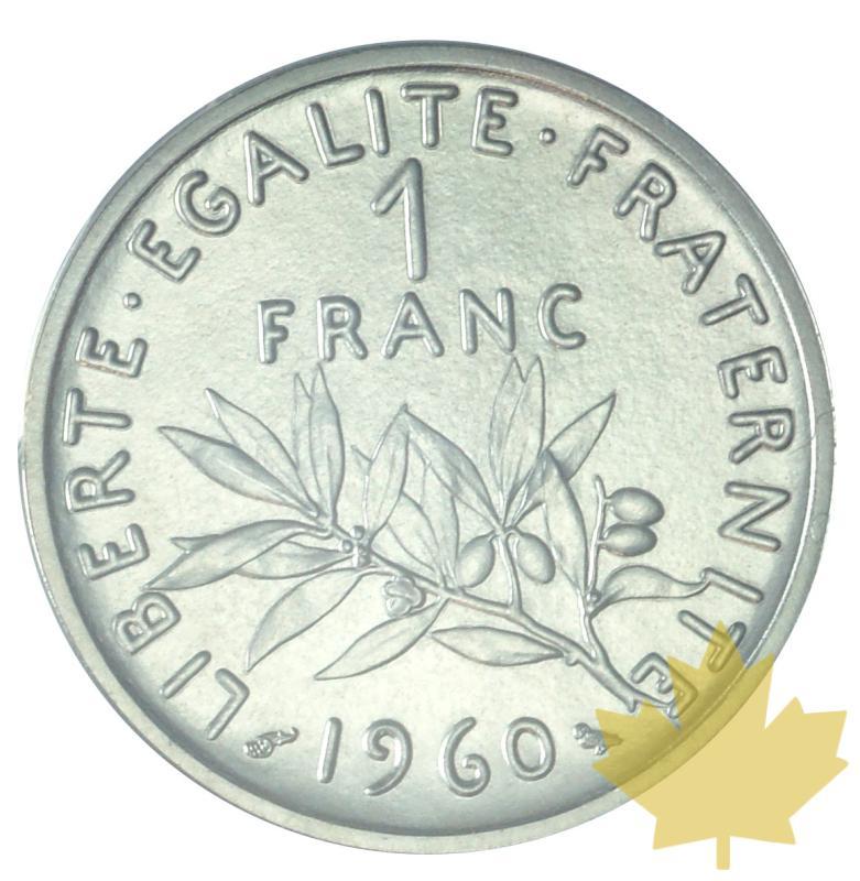 FRANCE-1960-1 FRANC SEMEUSE-PIEFORT NICKEL-PCGS SP68 - 20200911122526_FRANC-SEMEUSE-1960-PIEFORT-2.JPG