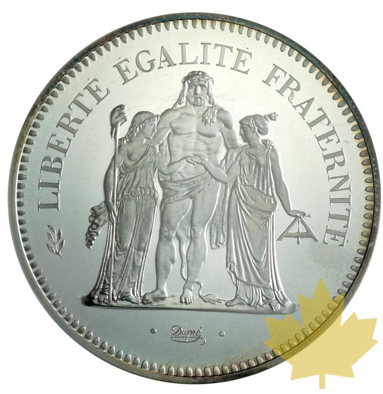 FRANCE-1974-50 FRANCS HERCULE-PIEFORT ARGENT-PCGS SP67 - 20200911124344_50FRANCS-PIEFORT-1974-1.JPG