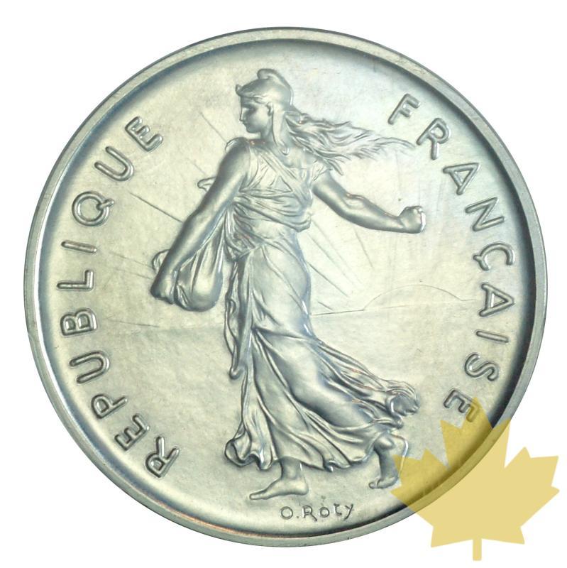 FRANCE-1974-5 FRANCS SEMEUSE-PIEFORT ARGENT-PCGS SP67 - 20200911130342_5FRANCS-SEMEUSE-1974-PIEFORT-1.JPG