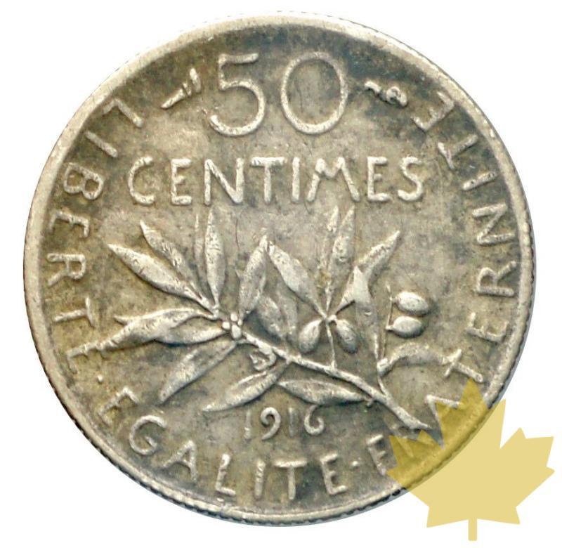 FRANCE-1916-50 Centimes SEMEUSE-Superbe - 20200923142235_semeuse-franc-FDC-20.jpg