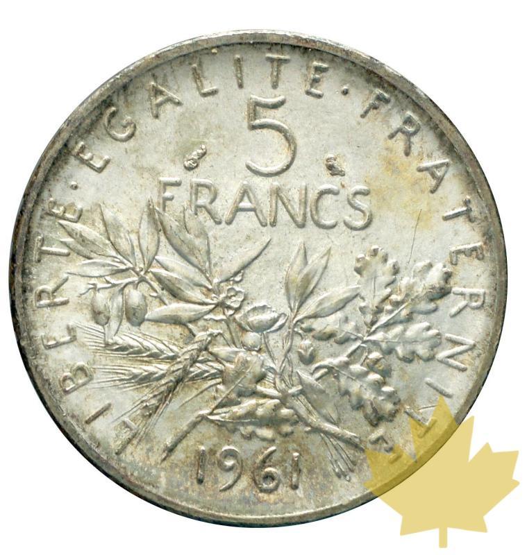 FRANCE-1961-5 FRANCS SEMEUSE-FDC - 20200923151607_semeuse-franc-FDC-80.jpg