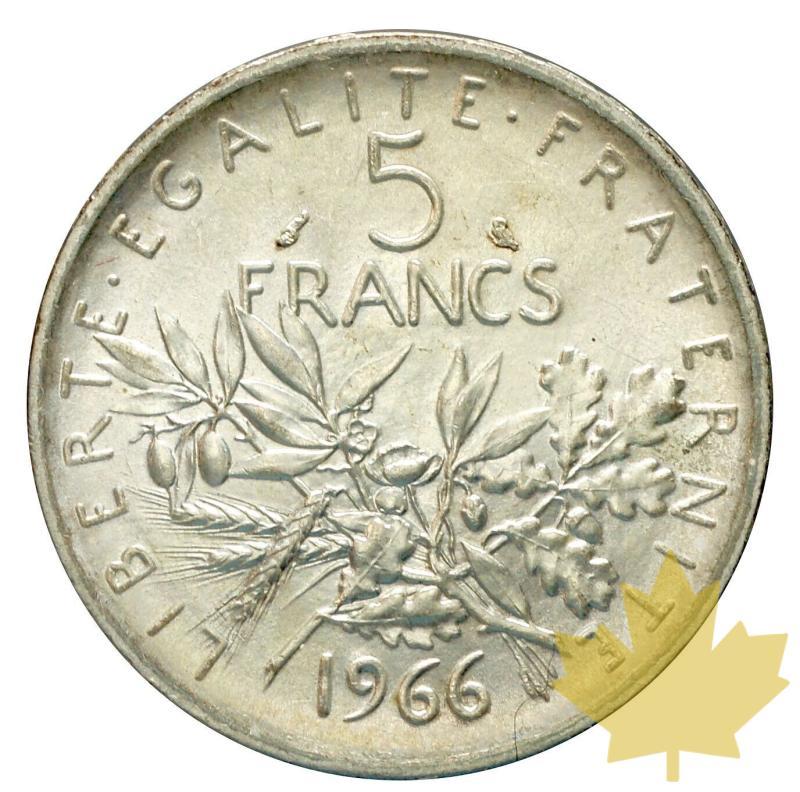 FRANCE-1966-5 FRANCS SEMEUSE- FDC - 20200923152259_semeuse-franc-FDC-90.jpg