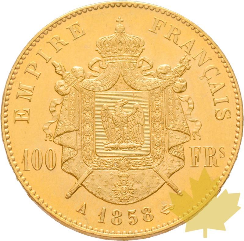 FRANCE-1858 A-100 FRANCS-NAPOLEON III-SUP-FDC - 20201117154235_100-frs-1858-a.jpg
