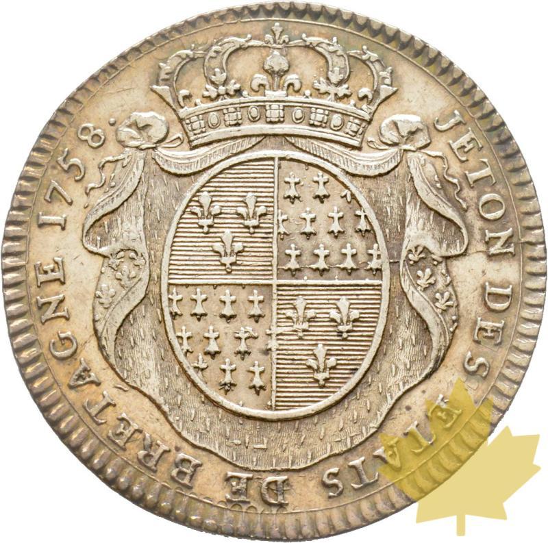 FRANCE-1758-Louis XV-Jeton en argent-États de Bretagne-Superbe - 20201203105159_jeton-etat-bretagne-1758.jpg