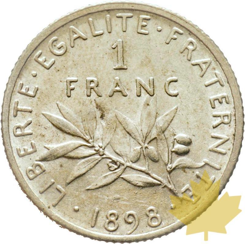 FRANCE-1898-1-FRANC-presque FDC - 20201203111244_1-franc-1898.jpg