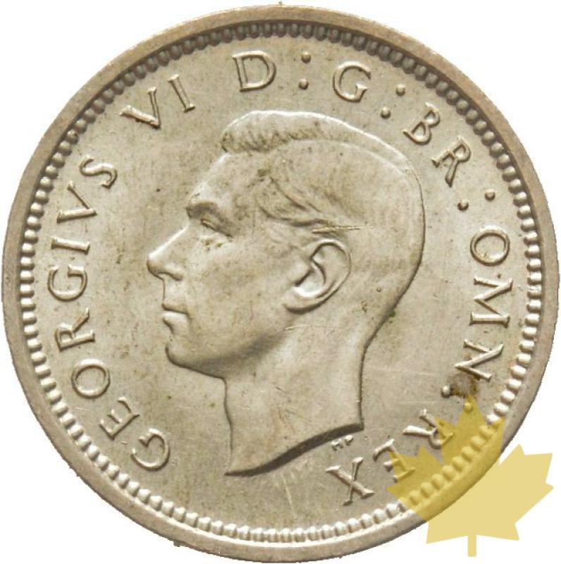 GRANDE BRETAGNE-1941-3 Pence George VI- FDC - 20201203114618_three-pence-1941-a.jpg