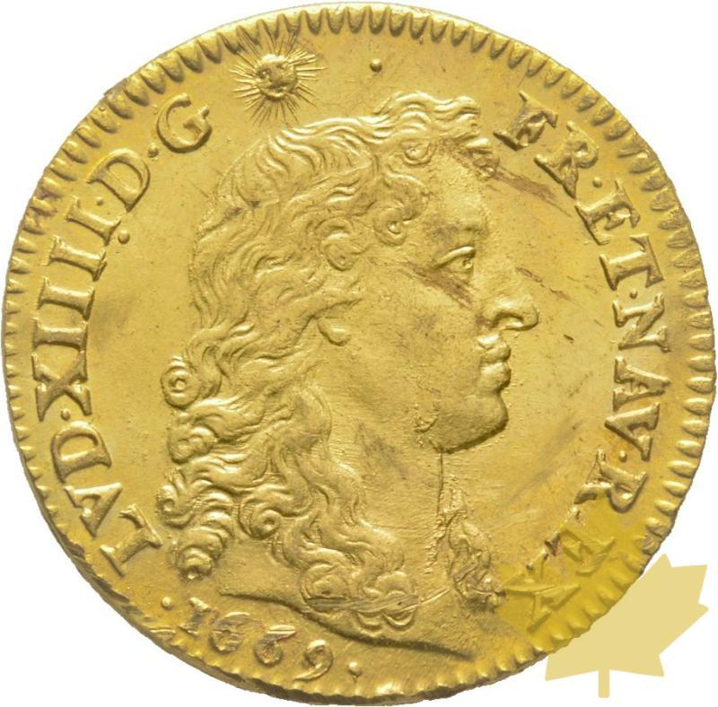 FRANCE-1669A-LOUIS D'OR-Louis XIV-Superbe - 20201203120430_louis-xiiii-1669.jpg