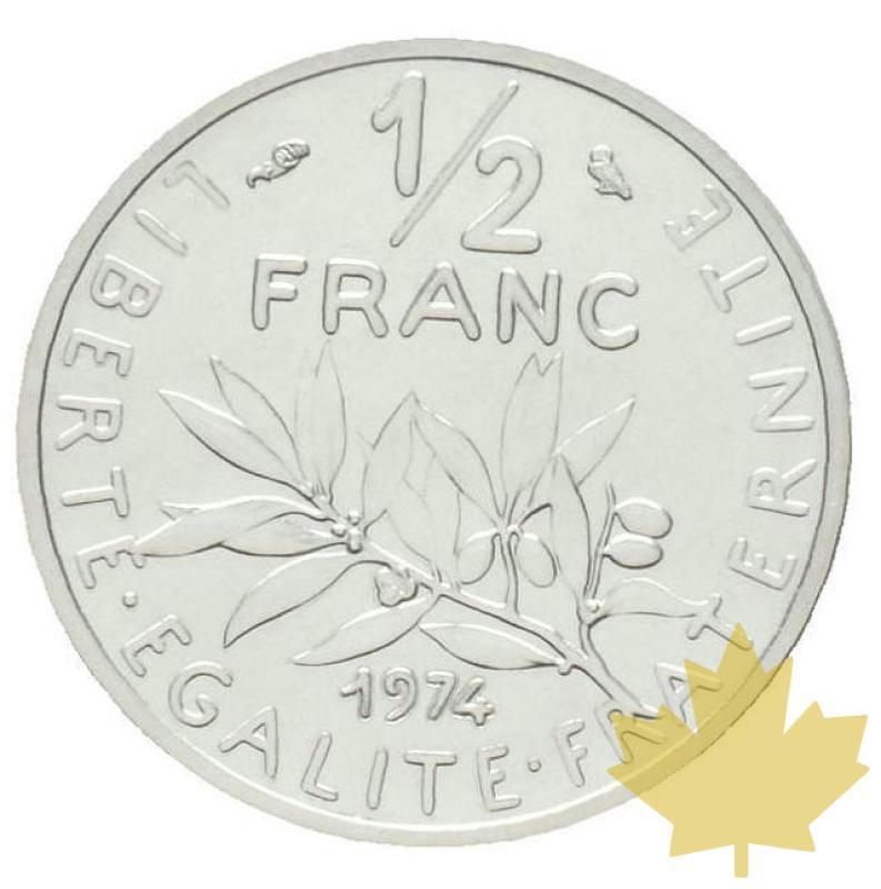 FRANCE-1974-1/2 FRANC Piéfort Argent-Semeuse-PCGS SP67 - 20201211105435_DEMIFRANCPIEFORT1974.jpg