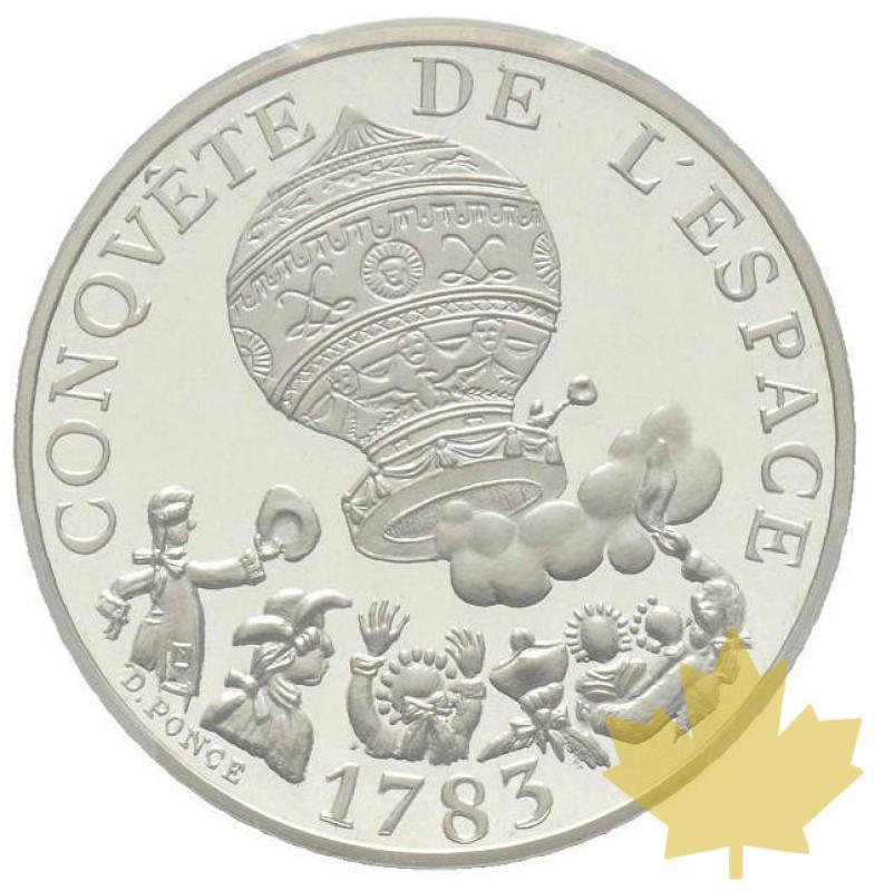 FRANCE-1983-10 FRANCS-PIEFORT CONQUETE DE L'ESPACE-SP67 - 20201211150358_piefortespace1983copia.jpg