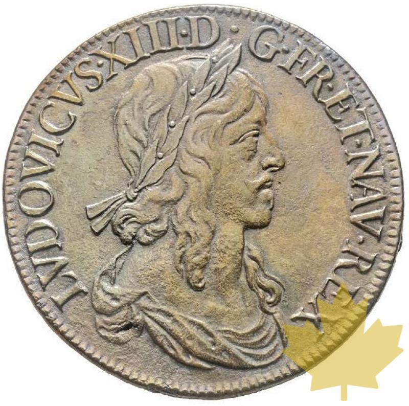 FRANCE-1642 A-Écu de 60 Sols, 1er poinçon de Warin-rose-TTB - 20210106095911_60solslouisxiiicopia.jpg