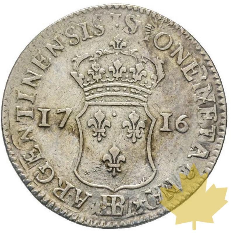 FRANCE-1716 BB-40 Sols de Strasbourg-Louis XV-TB-TTB - 20210106100345_40SOLSSTRASBOURG1716.jpg
