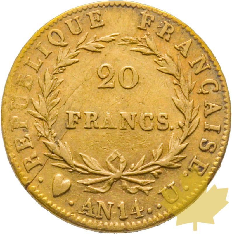 ITALIE-AN 14U-20 FRANCS-Département de l'Éridan-presque SUP - 20210112134238_20francs-an14u-torino-2.jpg