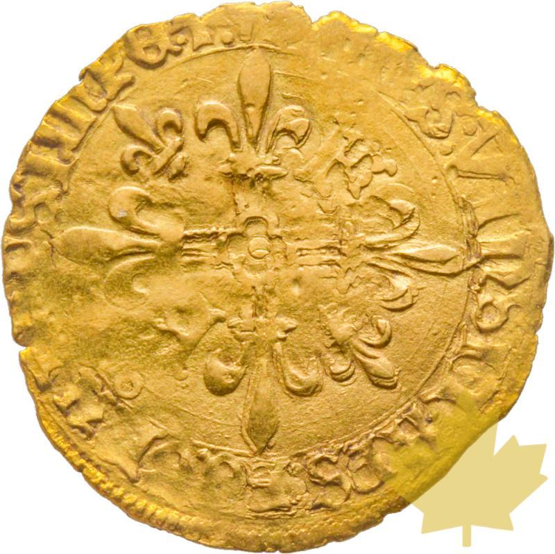 FRANCE-Écu d'or 5ème type-François I 1515-1547-flan court-TB - 20210112144638_ecuor-bayonne-flancourt-1.jpg
