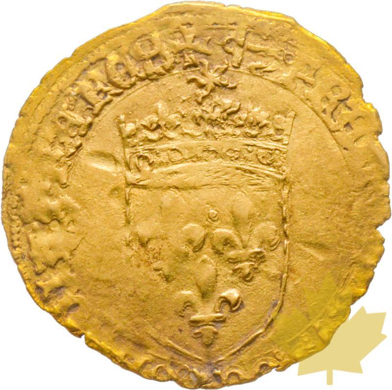 FRANCE-Écu d'or 5ème type-François I 1515-1547-flan court-TB - 20210112144638_ecuor-bayonne-flancourt-2.jpg
