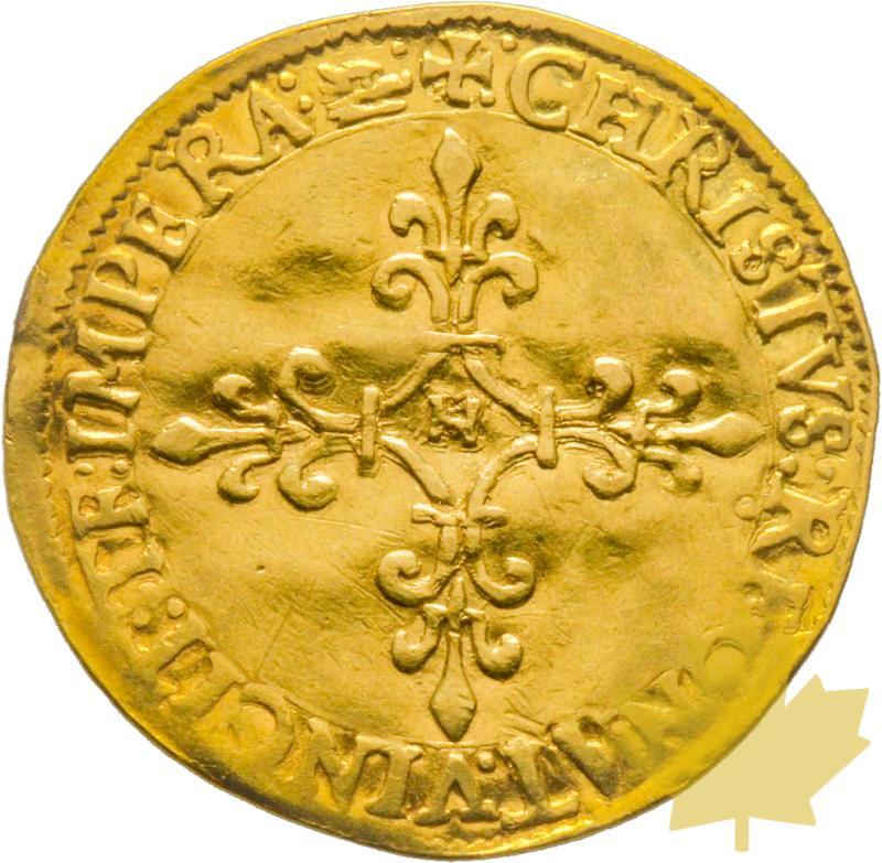 FRANCE-Charles IX-Écu or 1564-La Rochelle-TB - 20210112170013_ecuorlarochelle-1564-2.jpg
