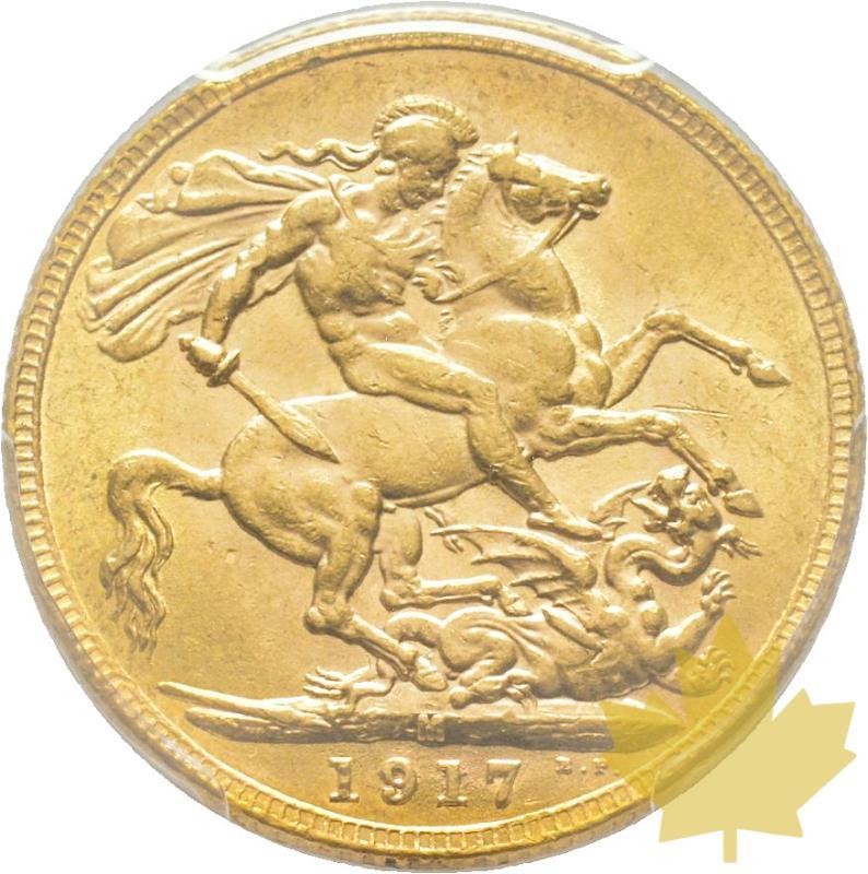AUSTRALIA-1917 M-Sovereign-George V-PCGS MS62 - 20210113100237_Australia-1917melbourne-2.jpg