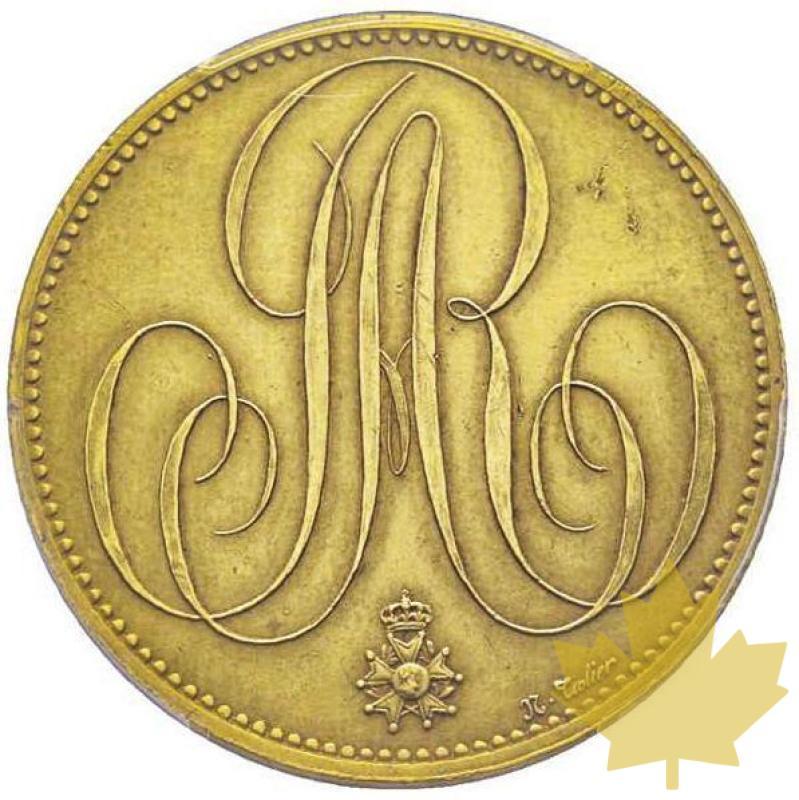 FRANCE-1820-Module de 5 Francs-Bronzo dorato-PCGS SP61 - 20210212133951_5francs-essai-1820copia.jpg