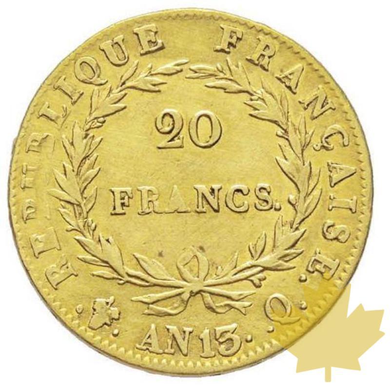 FRANCE-AN 13Q-20 FRANCS-Premier Empire-Perpignan-TTB - 20210212140811_20francs-an13q.jpg