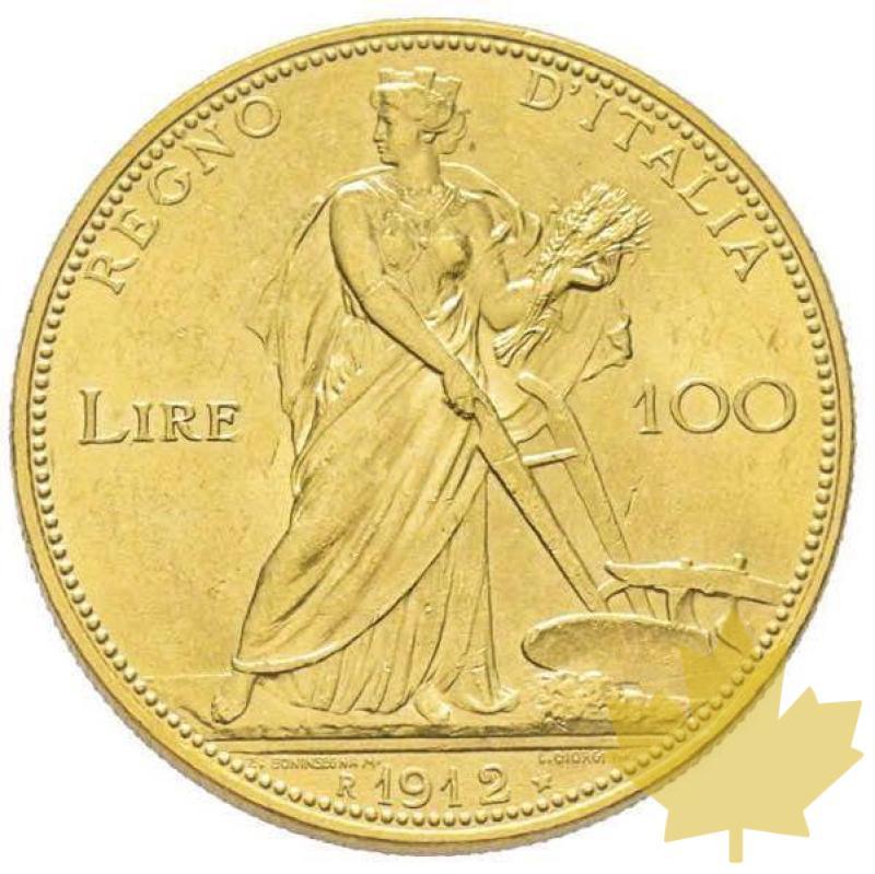 ITALIE-1912-100 LIRE-VITTORIO EMANUELE III-Superbe - 20210212141056_100lire-aratrice.jpg
