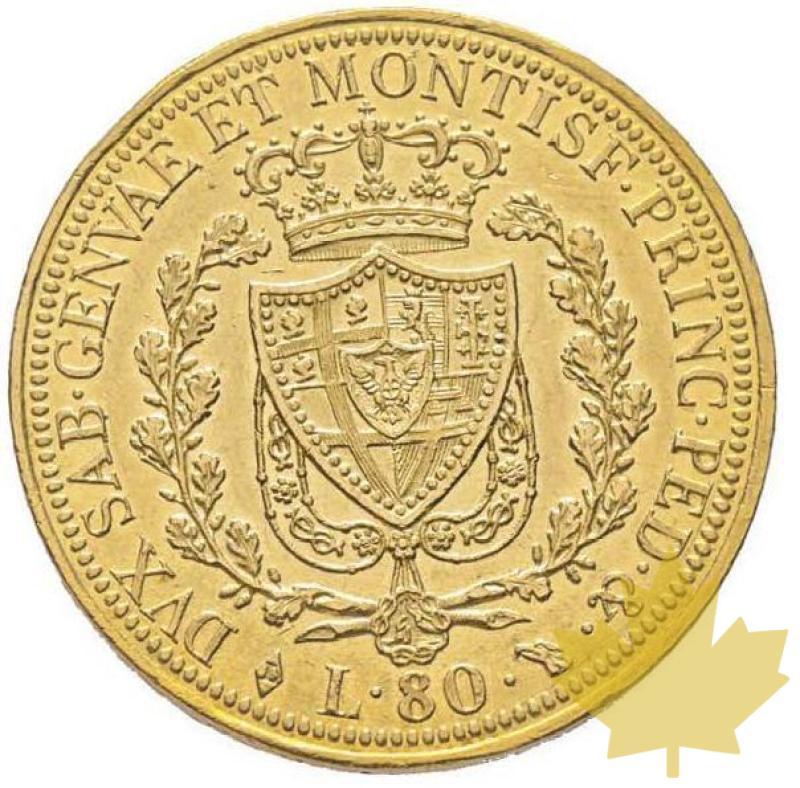 ITALIE-1825 L-80 LIRE-Carlo Felice-presquee FDC - 20210212142203_80LIRE-1825.jpg